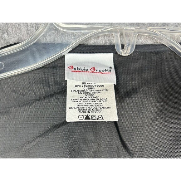 Vintage Bobbie Brooks Tapestry Vest Fruit Peach Grapes Pear Cherries Women’s L - Picture 9 of 10